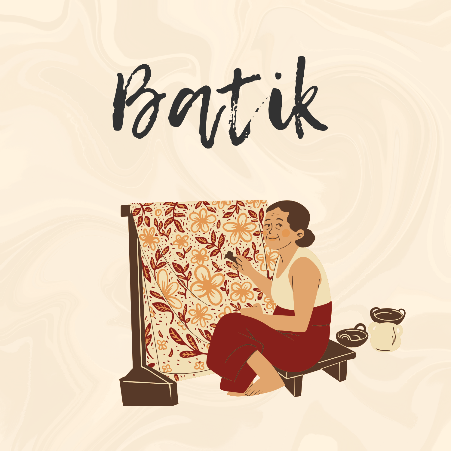 Likovna radionica oslikavanja tekstila u tehnici batik